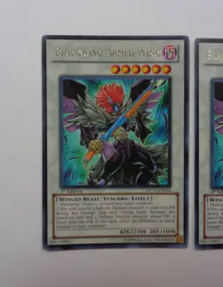 Playset: 3x Blackwing Armed Wing DP11-EN014 (Rare, 1st Edition, LP / MP) - Image 3