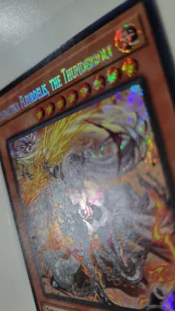 YuGiOh TCG Dogmatika Fleurdelis, the Thunderbolt DOOD-EN026 Secret Rare Mint - Image 2