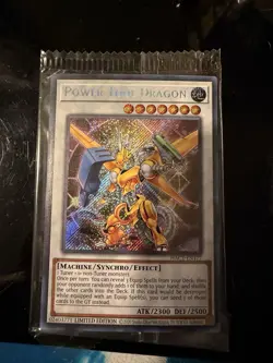 YuGiOh! *SEALED* Power Tool Dragon (Secret Rare) HAC1-EN177 Limited Edition NM - Image 3