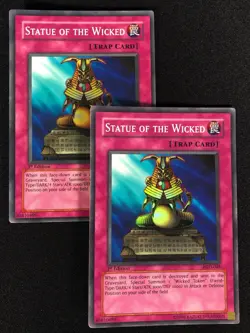 Yugioh Statue of the Wicked PGD-046 1st Super x2 (MP) - Image 1