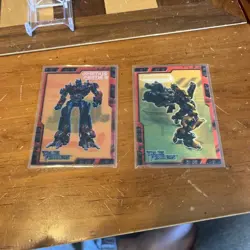 2007 Hasbro Transformers Movie Cards Flix-Pix Lot of 2 (1 + 3 of 5) - Image 1