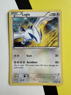 Pokemon TCG Lugia XY156 XY Holo Promo Card English 2016 - Image 1