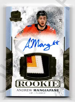 2017-18 Upper Deck The Cup Andrew Mangiapane Rookie Auto Patch Gold #'d/24 - Image 1