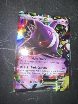 Pokemon Gengar EX TCG Card Phantom Forces Ultra Rare Holo, 34/119 NM - Image 1