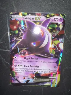 Pokemon Gengar EX TCG Card Phantom Forces Ultra Rare Holo, 34/119 NM - Image 3