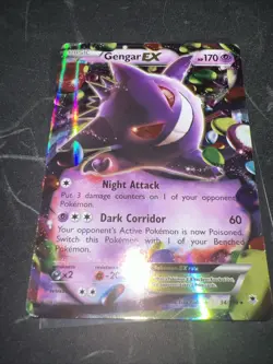 Pokemon Gengar EX TCG Card Phantom Forces Ultra Rare Holo, 34/119 NM - Image 4