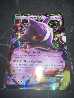 Pokemon Gengar EX TCG Card Phantom Forces Ultra Rare Holo, 34/119 NM - Image 5
