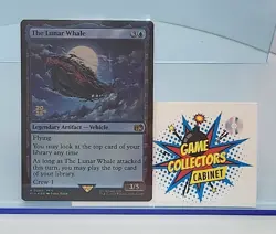 The Lunar Whale Final Fantasy Prerelease Card NM Foil MTG Tracking Stamped - Image 1