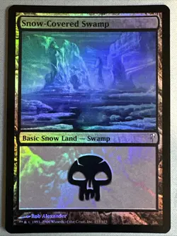 MTG / Snow-Covered Swamp / CSP / #153 / FOIL / Common / NM - Image 1