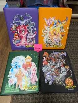MetaZoo card Binders Lot of 4 used, excellent condition - Image 1