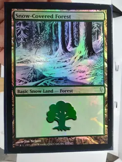 Snow-Covered Forest 155/155 Foil Coldsnap NM Small Seller ✉ Fast Free Shipping! - Image 2