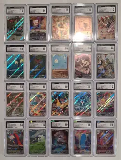 Pokemon Card Lot - 20 CGC Gem Mint 10s - Image 1