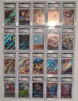Pokemon Card Lot - 20 CGC Gem Mint 10s - Image 2