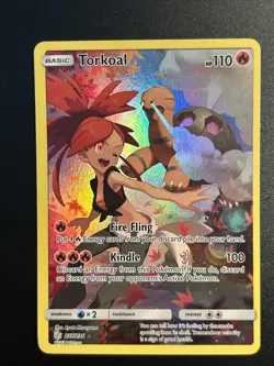 Torkoal - 237/236 - Pokemon Cosmic Eclipse Sun & Moon Secret Rare Card NM - Image 1