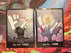 DON!! Card Double Pack Set Vol. 11 Luffy and Ace & Impel Down One Piece op16 - Image 1