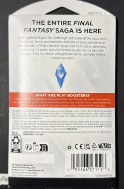 Magic the Gathering: Universes Beyond Final Fantasy Sleeved Play Booster Pack - Image 2