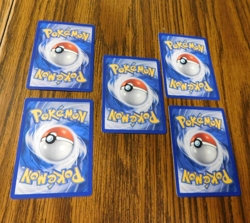 Pokemon Black Star Promo Cards #18Team Rocket's Meowth 2001 (Includes All Five) - Image 3