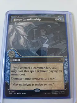 Fierce Guardianship 0307 Showcase NM Non-Foil Avatar The Last Airbender MTG - Image 1