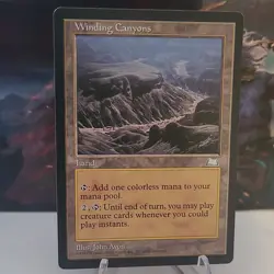 Winding Canyons MTG Weatherlight Card Light Play - Image 1