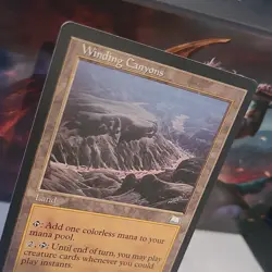 Winding Canyons MTG Weatherlight Card Light Play - Image 2