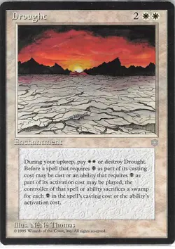 Drought *Uncommon* Magic MtG x1 Ice Age SP - Image 1