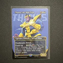 Thanos, the Mad Titan (Borderless) (0376) Marvel Super Heroes Regular non-foil - Image 1