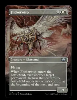 Flickerwisp (Borderless) 339 Foil U Double Masters 2022 - Image 1