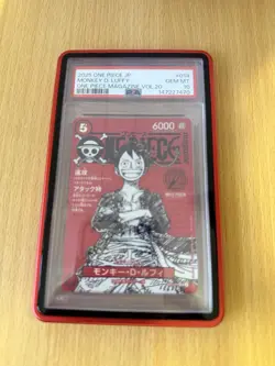 One Piece Monkey D Luffy SR Promo ST21-014 PSA 10 Gem Mint Japanese #8d11 - Image 1