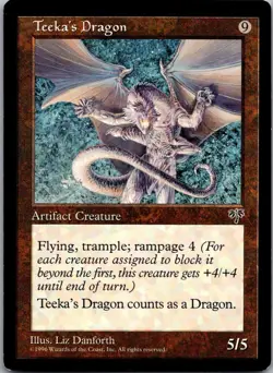 1996 Mirage V Teeka's Dragon Expansion/Rare #320 - Image 1