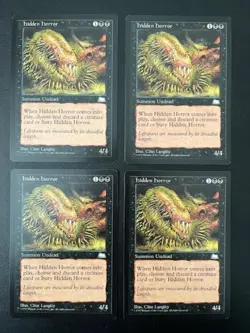 MTG- Hidden Horror x4 - Weatherlight - NM - Image 1