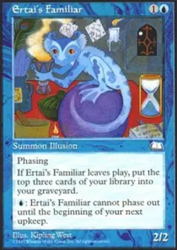 1x Ertai's Familiar NM-Mint, English Weatherlight MTG Magic - Image 1