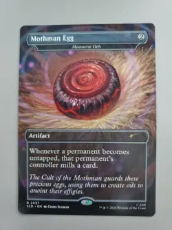 MTG Mothman Egg - Mesmeric Orb Secret Lair Drop Regular Rare - Image 1