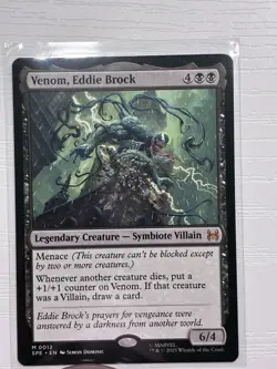 Magic: The Gathering Venom, Eddie Brock Legendary Creature Marvel Black 6/4 - Image 1