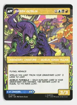 Norman Osborn (Borderless) 220 Marvel's Spider-Man Magic: The Gathering NM - Image 2