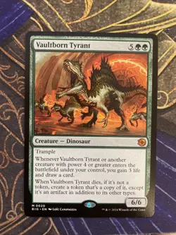 NM x1 Vaultborn Tyrant Outlaws of Thunder Junction: The Big Score MTG - Image 1