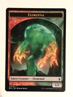 Elemental Token 011/014 NM Battle for Zendikar MTG - Image 1