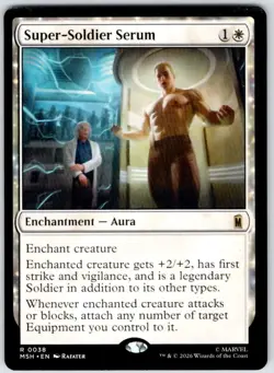 Super-Soldier Serum 38 Rare Marvel Super Heroes Magic: The Gathering Near Mint - Image 1