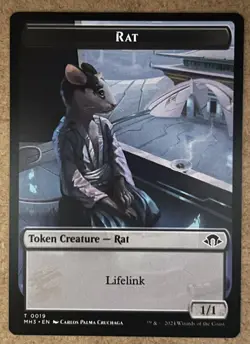Rat Token - Modern Horizons 3 - NM MTG - Image 1
