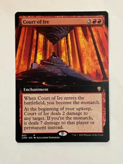 MTG Court of Ire Extended CMR 663 Nonfoil R Lightly Played - Image 1