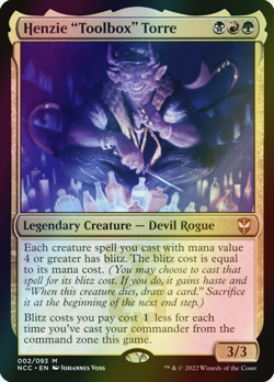 MTG Henzie "Toolbox" Torre Foil ** New Capenna Commander ** English - Image 1