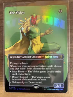 The Vision (Borderless) Marvel Super Heroes Foil - Image 1