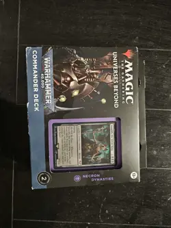 Magic The Gathering - Warhammer 40k Commander Deck - NECRON DYNASTIES MTG 195166173467 - Image 1