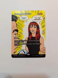 NM Borderless Unexpected Windfall, MTG, Marvel's Spider-Man, Magic, 29 - Image 1