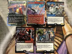 Gwen Stacy Miles Morales Eddie Brock Lot (Borderless) MTG Spider-Man Regular NM - Image 1