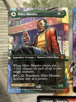 Gwen Stacy Miles Morales Eddie Brock Lot (Borderless) MTG Spider-Man Regular NM - Image 2