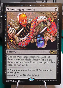 Wizards of the Coast Scheming Symmetry Core Set 2020 Foil Rare Black 113 - Image 1