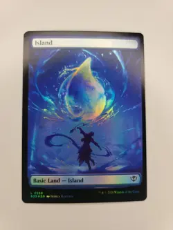 Island (Foil) Secrets of Strixhaven Full Art 0268 English MTG - Image 1