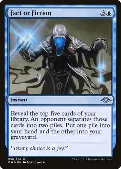 Fact or Fiction 1x MtG Modern Horizons MH1 SP/NM - Image 1