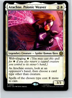 Magic the Gathering Arachne, Psionic Weaver Marvel's Spider-Man MTG Free Ship! - Image 1