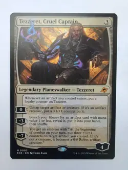 MTG Tezzeret, Cruel Captain (EOE) Edge of Eternities Regular Mythic 2 - Image 1